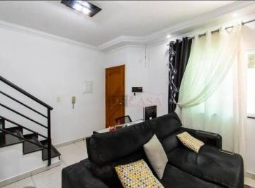 Casa · 77m² · 3 Quartos · 1 Vaga · Sobrado com 3 dormitórios à venda, 77 m² por R$ 400.000,00 - Vila Paranaguá - Sã