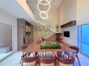 Casa · 5 Quartos · 2 Vagas · CASA DE ALTO PADRÃO com 5 Suítes , Piscina privativa , espaço gourmet e Energia Solar -DUPLEX - CAS