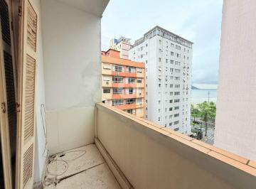 Apartamento · 37m² · 1 Quarto · 1 Vaga · Apartamento 1 Dormitório, Varanda, Vista para o Mar e Garagem no Boqueirão – Santos/SP