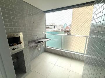 Apartamento · 65m² · 2 Quartos · 1 Vaga · Apartamento à venda no Canto do Forte, Praia Grande, com 2 dorms. (1 suíte) e varanda gourmet