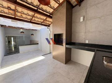 Casa · 124m² · 2 Quartos · 2 Vagas · Casa geminada com excelente área gourmet para aluguel no Residencial Lagoa – Betim/MG