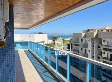 db9a45f5d2972a987d575ed6104fe3d70a3c66d0 · Apartamento com 3 dormitórios para alugar, 149 m² por R$ 6.200,00/mês - Praia do Forte - Cabo Frio/R