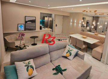 d4dabf75f045b8fb5d20c8c2973c78ba1601fe2a · Apartamento com 2 dormitórios à venda, 88 m² por R$ 1.400.000,00 - Campo Grande - Santos/SP