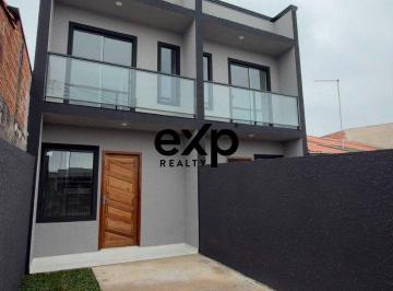 Casa · 65m² · 2 Quartos · 1 Vaga · Sobrado novo de frente para a rua no Campo de Santana, em Curitiba