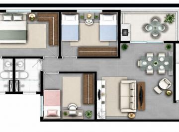Apartamento de 3 quartos, Louveira · Apartamento com 03 quartos e duas vagas de estacionamento na entrada da torre