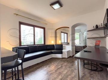 Apartamento · 43m² · 1 Quarto · 1 Vaga · Flat no Jardim Paulista disponível para locação contendo 43m², 1 dormitório e 1 vaga de garagem.