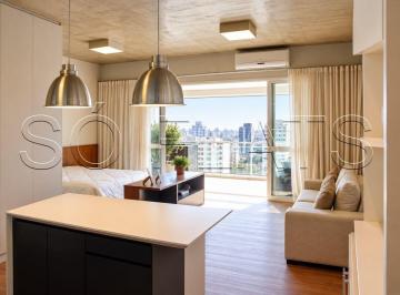 Apartamento · 65m² · 1 Quarto · 1 Vaga · Residencial Lounge 161, studio disponível para locação no Itaim Bibi, contendo 65m²,1 dorm e 1 vaga.