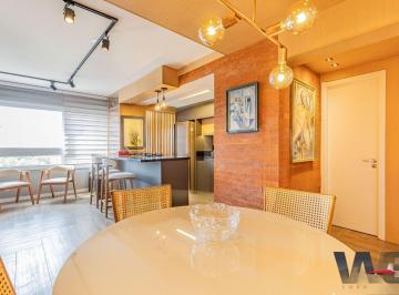 Apartamento · 81m² · 3 Quartos · 2 Vagas · Apartamento mobiliado e equipado andar alto churrasqueira sol da manhã Lindóia