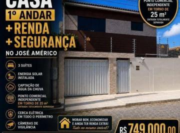 eda2270540f91ffcc7637c3370721da8c03ae19d · Casa com 3 dormitórios à venda, 187 m² por R$ 745.000,00 - José Américo de Almeida - João Pessoa/PB