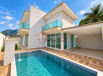 Casa · 288m² · 4 Quartos · 4 Vagas · SOBRADO DE ALTO PADRÃO À VENDA NO INDAIÁ — CARAGUATATUBA