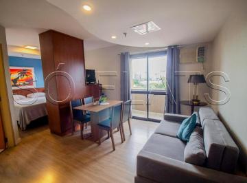 Apartamento · 33m² · 1 Quarto · Flat para alugar em Brooklin Novo de 33.00m² com 1 Quarto e 1 Suite
