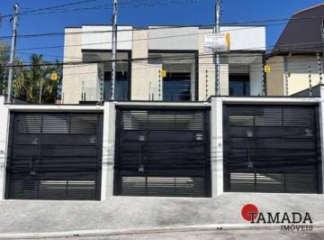 Foto 1 · Sobrado novo com 3 quartos sendo 1 suíte, 2 vagas à venda, 120 m² por R$ 690.000 - Jardim Três Maria