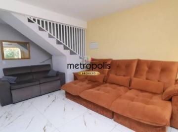 Sala · Casa com 3 dormitórios à venda, 133 m² por R$ 700.000,00 - Vila Tibiriçá - Santo André/SP