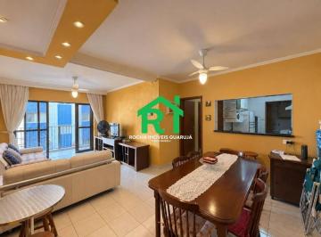 Sala · Apartamento com 2 quartos (1 suíte), 1 vaga e lazer à venda no Tombo, Guarujá