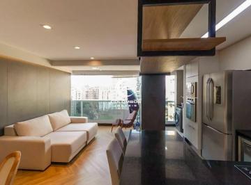 82d7c94dbad06421a5100a5dd4818d0b50993b6f · Apartamento mobiliado para alugar no Style Cambuí em Campinas. 74m², 2 suítes, closet, móveis Todesc