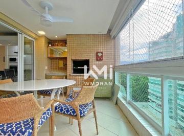 varanda · Apartamento com 3 dormitórios (1 suíte) para alugar, 125 m² por R$ 2.500/dia - Riviera - Módulo 8 -