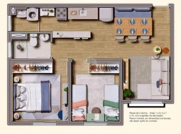 Apartamento · 45m² · 2 Quartos · 1 Vaga · Seletto 2 DORMITÓRIOS