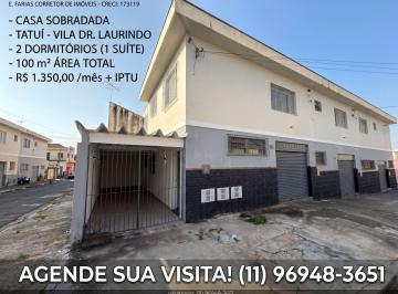 Casa · 100m² · 2 Quartos · 1 Vaga · Casa para alugar no bairro Vila Doutor Laurindo - Tatuí/SP