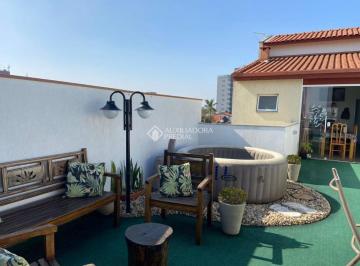 Apartamento · 110m² · 2 Quartos · 2 Vagas · Espetacular Cobertura Sem Condomínio no Vila Gilda | 110m², Churrasqueira e Lazer Exclusivo!