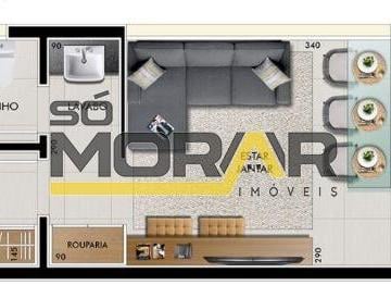 Apartamento · 43m² · 1 Quarto · 1 Vaga · APARTAMENTO 1 QUARTO E 1 GARAGEM NO BAIRRO BARRO PRETO - BELO HORIZONTE/MG