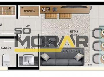 Apartamento · 41m² · 1 Quarto · 1 Vaga · APARTAMENTO 1 QUARTO E 1 GARAGEM NO BAIRRO BARRO PRETO - BELO HORIZONTE/MG