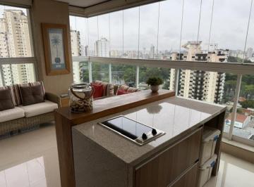 Apartamento · 180m² · 3 Quartos · 4 Vagas · APTO NO JARDIM ANÁLIA FRANCO, MOBILIADO, ANDAR ALTO, 04 VAGAS  ! ! !