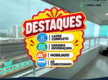 Apartamento de 2 quartos, Mongaguá · Apartamento Mobiliado - Varanda Gourmet