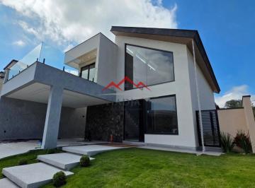 Foto 02 · Casa térrea, recém-construída, para locação, 4 suítes e jacuzzi, no condomínio Brisas do Lago