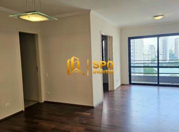 Apartamento · 138m² · 4 Quartos · 3 Vagas · Locação Brooklin! Varanda vista livre, 4 dormitórios (2 suítes), 3 vagas, depósito. Cond completo.