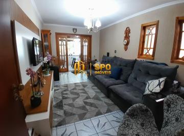 Casa · 174m² · 3 Quartos · 4 Vagas · Sobrado 3 Dorms c/ Suíte, Área Gourmet e Vaga para 4 Carros
