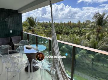 Apartamento de 3 quartos, Cabo de Santo Agostinho · LOCAÇÃO DE ALTO PADRÃO NO VERANO | RESERVA DO PAIVA – 127M², 3 SUÍTES E VISTA PARA A LAGOA