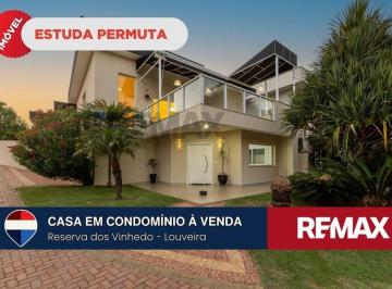 Casa · 312m² · 4 Quartos · 6 Vagas · CASA A VENDA COM 4 SUÍTES - RESERVA DOS VINHEDOS, LOUVEIRA
