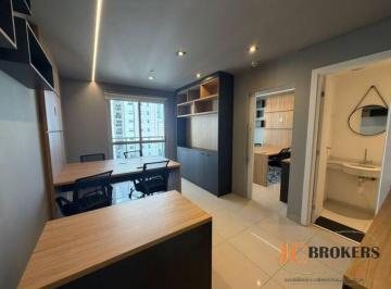 Comercial · 70m² · 2 Vagas · Escritório mobiliado com 70 m² de área útil