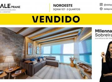 Casa de 3 quartos, Brasília · SQNW 107 NOROESTE SQNW 107 03 SUITES 03 VAGAS ANDAR ALTO VAZADO NOROESTE