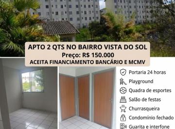 Apartamento de 2 quartos, Belo Horizonte · Apartamento para Venda em Belo Horizonte, Vista do Sol, 2 dormitórios, 1 banheiro, 1 vaga
