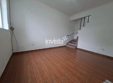 Casa · 100m² · 2 Quartos · Casa para locação no bairro do Macuco – Santos
