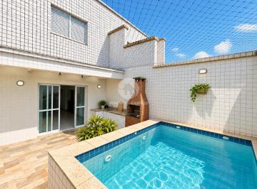 Apartamento · 202m² · 3 Quartos · 2 Vagas · Cobertura Exclusiva com Piscina Privativa, Churrasqueira e 2 Suítes no José Menino - Santos/SP