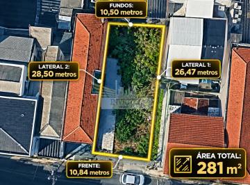 Terreno · 281m² · Terreno Plano para Venda, 281m² - Vila Assunção, Santo André/SP.