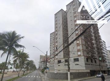 Apartamento · 50m² · 2 Quartos · 1 Vaga · Apartamento 2 dormitórios sem- mobiliado com 50 M² em Praia Grande, Ocian, prédio frente a praia e p