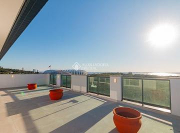 Apartamento · 473m² · 4 Quartos · 2 Vagas · Cobertura 04 dormitórios,472m² com 2 vagas, elevador interno, vista panorâmica junto ao Menino Deus.