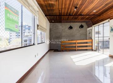 Apartamento · 128m² · 2 Quartos · 1 Vaga · Cobertura semi-mobiliada,128 m2 privativos de 2 dorm (1 suíte), vaga escriturada e churrasqueira.