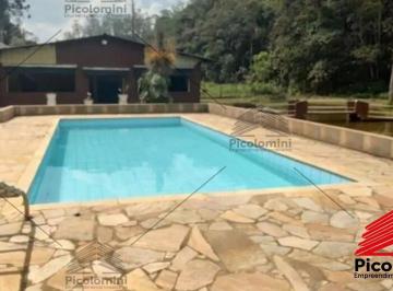 Foto 01 · Chácara em Pouso Alegre - Ribeirão Pires, com 43.000m2 de terreno, 139m2 de área construída, salão c