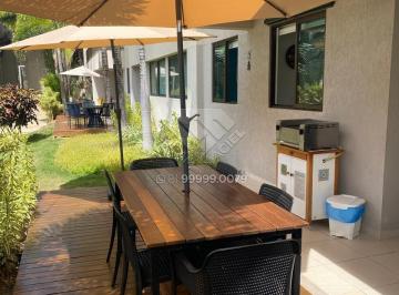 Compre Flat térreo piscina à venda em Muro Alto com 60m², mobiliado, decorado, 2 suítes, porteira fechada no Beach Class Eco Life. · Flat térreo (frente piscina) e porteira fechada!