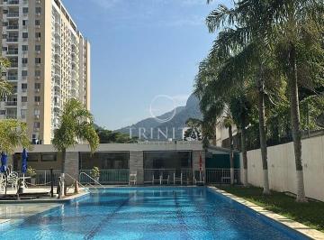 Piscina · Apartamento em Condomínio, 3 quartos, 1 suíte, varanda-Curicica - Rio de Jane...