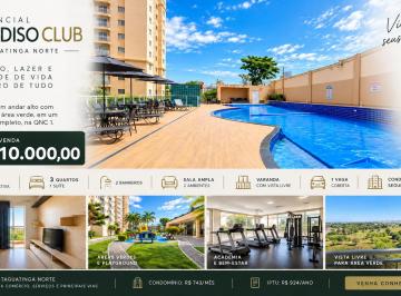 Apartamento de 3 quartos, Taguatinga · Apartamento 3 Quartos com Suíte à Venda em Taguatinga | Paradiso Club | Andar Alto e Vista Livre