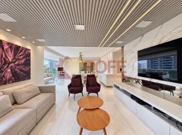 Apartamento · 167m² · 3 Quartos · 3 Vagas · Apartamento Mobiliado à Venda no Brooklin - 167 m², 3 Suítes, Varanda Gourmet e Quadra de Tênis