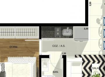 Imagem · Apartamento 1 Dormitório em Construção na Vila Prudente de 24 a 28 m²