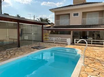 Casa · 200m² · 3 Quartos · 4 Vagas · Casa em condomínio com 3 suítes e piscina para aluguel em Valinhos