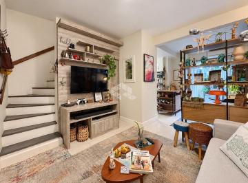 Casa · 108m² · 2 Quartos · 2 Vagas · Casa em Condomínio 2 dormitórios, semimobiliado, Patio, Churrasqueira e 2 vagas, 180m² privativos, M