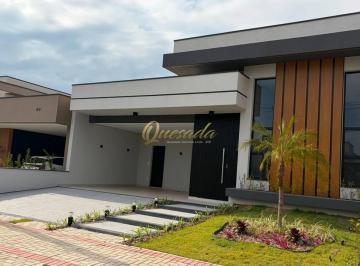cf3138dd7c7f216410c0cac28016e30624037828 · Casa térrea nova, à venda, 3 suítes, planejados, piscina, Condomínio Laguna, Indaiatuba.